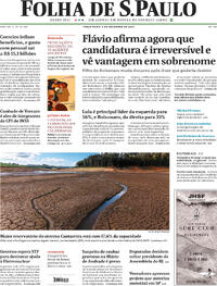 Capa do jornal Folha de S.Paulo 09/12/2025