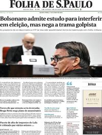 Capa do jornal Folha de S.Paulo 11/06/2025