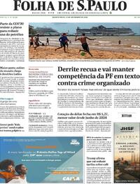 Capa do jornal Folha de S.Paulo 12/11/2025