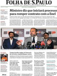 Capa do jornal Folha de S.Paulo 17/12/2025