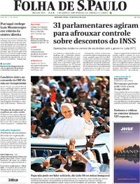 Capa Folha de S.Paulo 19/05/2025