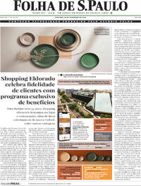 Capa do jornal Folha de S.Paulo 28/09/2025