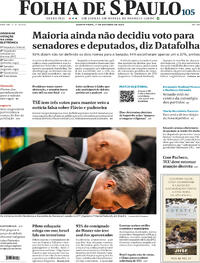 Capa do jornal Folha de S.Paulo 01/10/2026