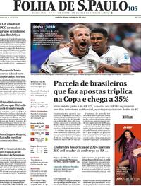 Capa Folha de S.Paulo 02/07/2026