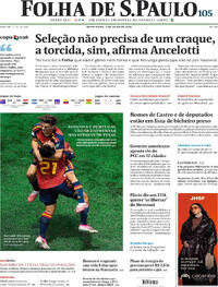 Capa Folha de S.Paulo 03/07/2026