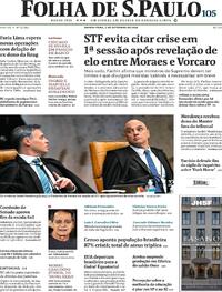 Capa Folha de S.Paulo 03/09/2026