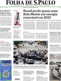 Capa do jornal Folha de S.Paulo 04/02/2026