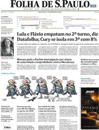 Capa Folha de S.Paulo 04/09/2026