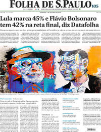 Capa Jornal Folha de S.Paulo