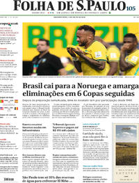 Capa Folha de S.Paulo 06/07/2026