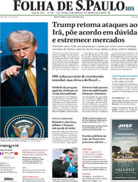 Capa Folha de S.Paulo 09/07/2026