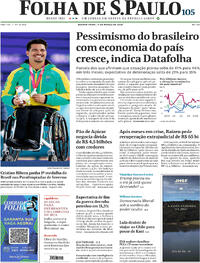 Capa do jornal Folha de S.Paulo 11/03/2026