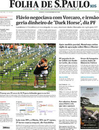 Capa Jornal Folha de S.Paulo