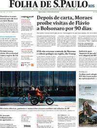 Capa Folha de S.Paulo 14/07/2026