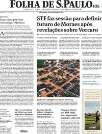 Capa Folha de S.Paulo 15/09/2026
