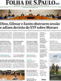 Capa Folha de S.Paulo 16/09/2026