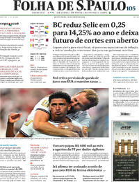 Capa Folha de S.Paulo 18/06/2026