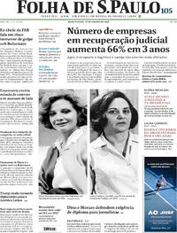 Capa Folha de S.Paulo 19/08/2026