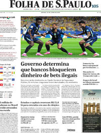 Capa Jornal Folha de S.Paulo