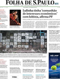 Capa Folha de S.Paulo 21/08/2026