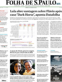 Capa do jornal Folha de S.Paulo 23/05/2026