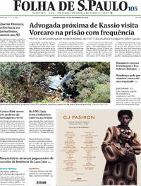 Capa do jornal Folha de S.Paulo 23/09/2026
