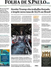 Capa Folha de S.Paulo 24/07/2026