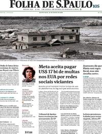 Capa Folha de S.Paulo 27/08/2026