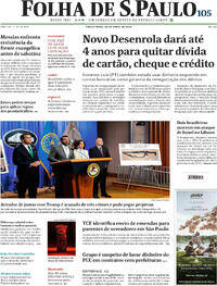 Capa do jornal Folha de S.Paulo 28/04/2026