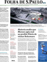 Capa Jornal Folha de S.Paulo