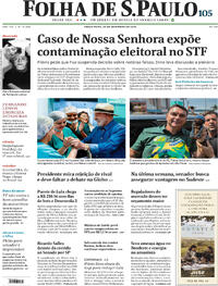 Capa Jornal Folha de S.Paulo