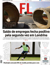 Capa do jornal Folha Londrina 01/10/2020