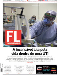 Capa do jornal Folha Londrina 06/06/2020