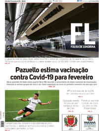 Capa do jornal Folha Londrina 17/12/2020