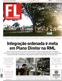 Capa do jornal Folha Londrina 22/06/2020