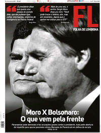 Capa do jornal Folha Londrina 25/04/2020