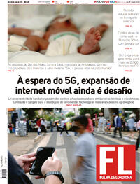 Capa do jornal Folha Londrina 08/05/2021