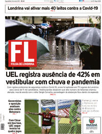 Capa do jornal Folha Londrina 31/05/2021
