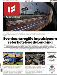 Capa do jornal Folha Londrina 01/02/2024