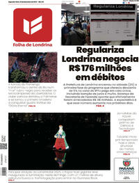 Capa do jornal Folha Londrina 01/12/2025