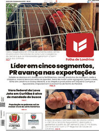 Capa do jornal Folha Londrina 04/12/2025