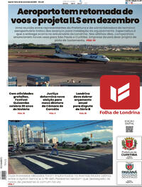 Capa do jornal Folha Londrina 05/11/2025