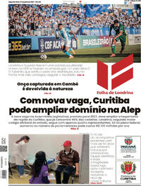 Capa do jornal Folha Londrina 07/07/2025