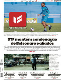 Capa do jornal Folha Londrina 08/11/2025