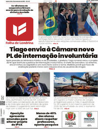 Capa do jornal Folha Londrina 10/09/2025