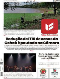 Capa do jornal Folha Londrina 10/10/2025
