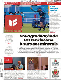 Capa do jornal Folha Londrina 11/10/2025