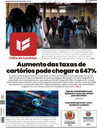 Capa do jornal Folha Londrina 17/11/2025
