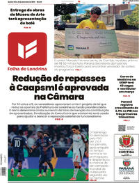 Capa do jornal Folha Londrina 18/12/2025