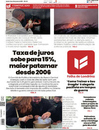 Capa do jornal Folha Londrina 19/06/2025